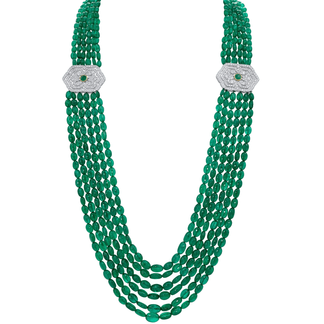 Emerald jewelry at Eiseman Jewels in Dallas, Texas