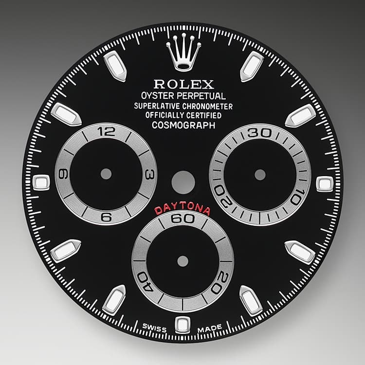 Black dial