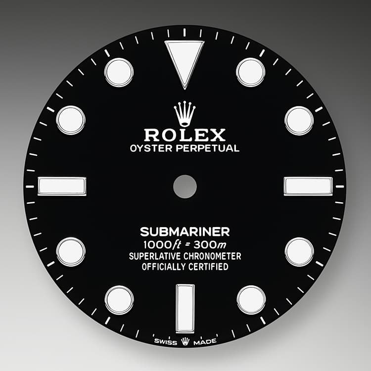 Black dial