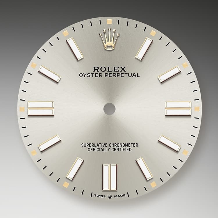 Silver dial