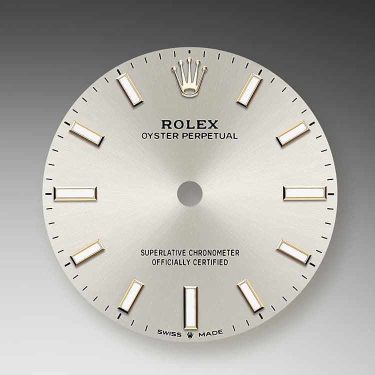 Silver dial