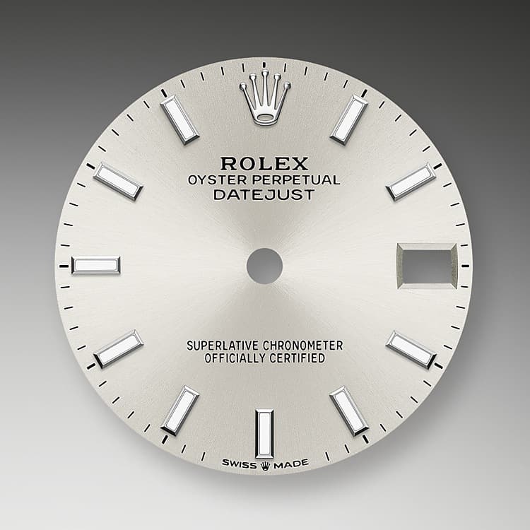 Silver dial