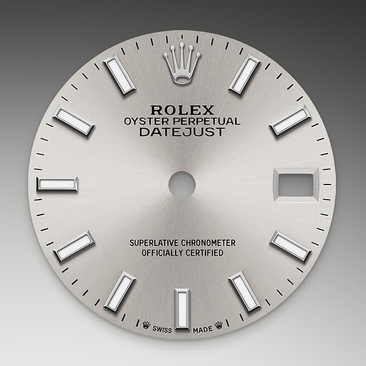 Silver dial