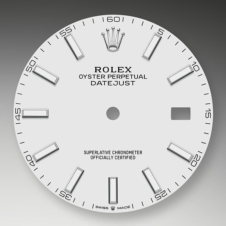 White dial