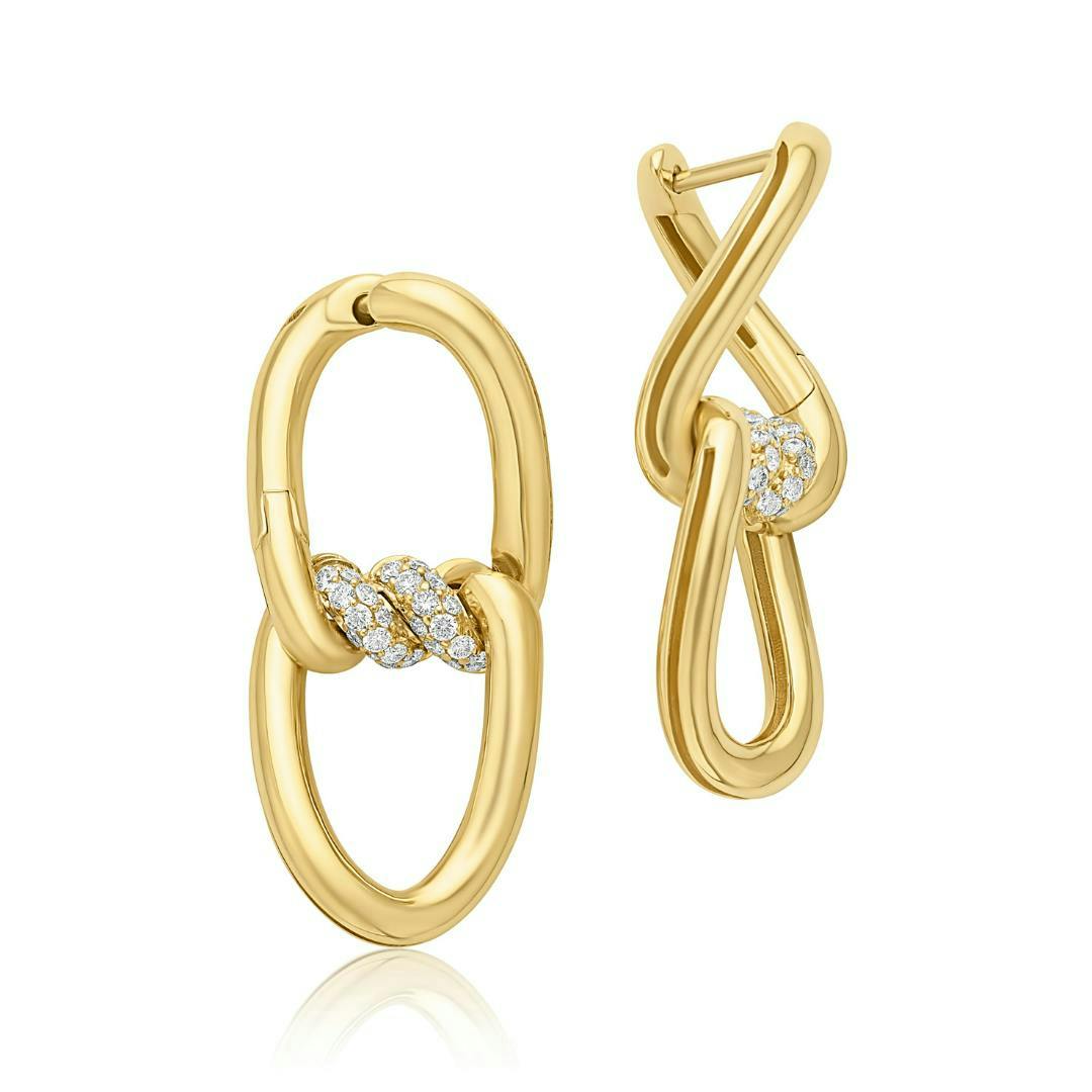 Shop designer Roberto Coin earrings at Dallas, Texas luxury jewelry store Eiseman Jewels