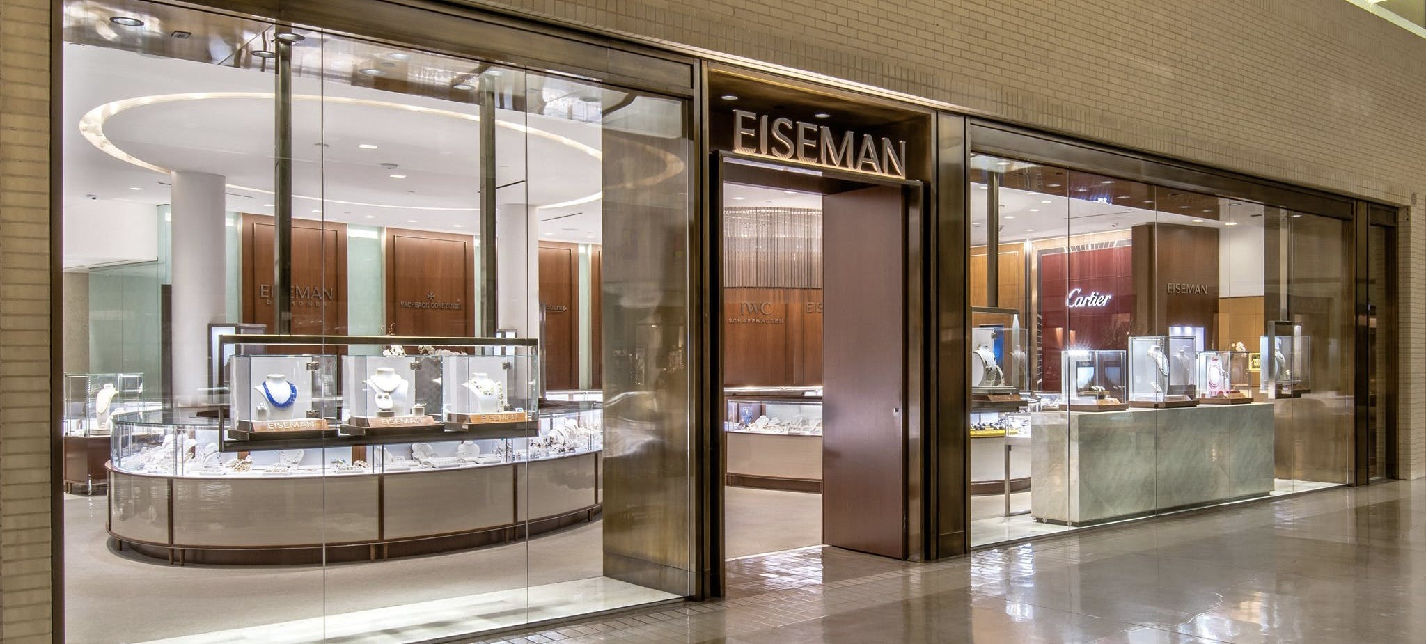 Eiseman Jewels jewelry store in Dallas, Texas store front