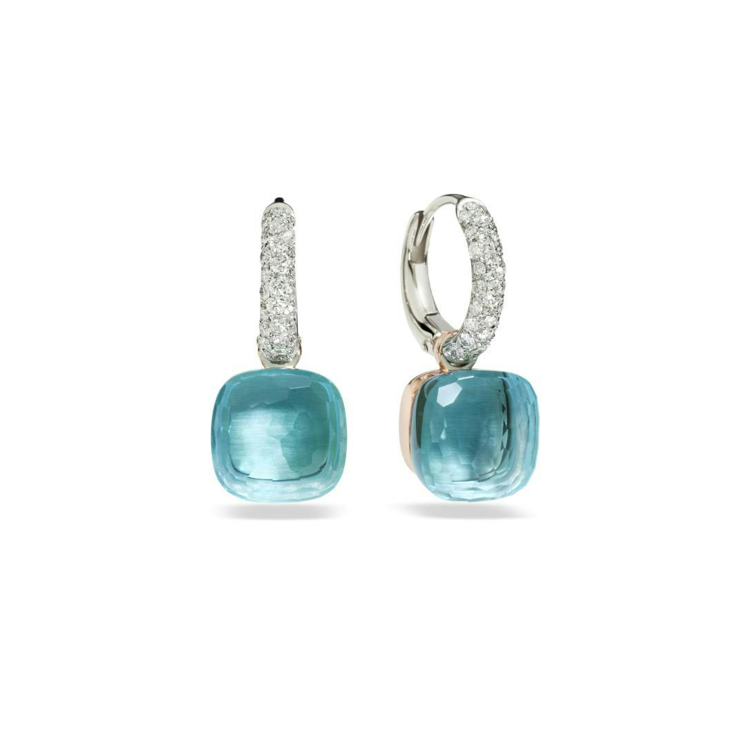 designer Pomellato's luxury earrings at Eiseman Jewels in Dallas, Texas