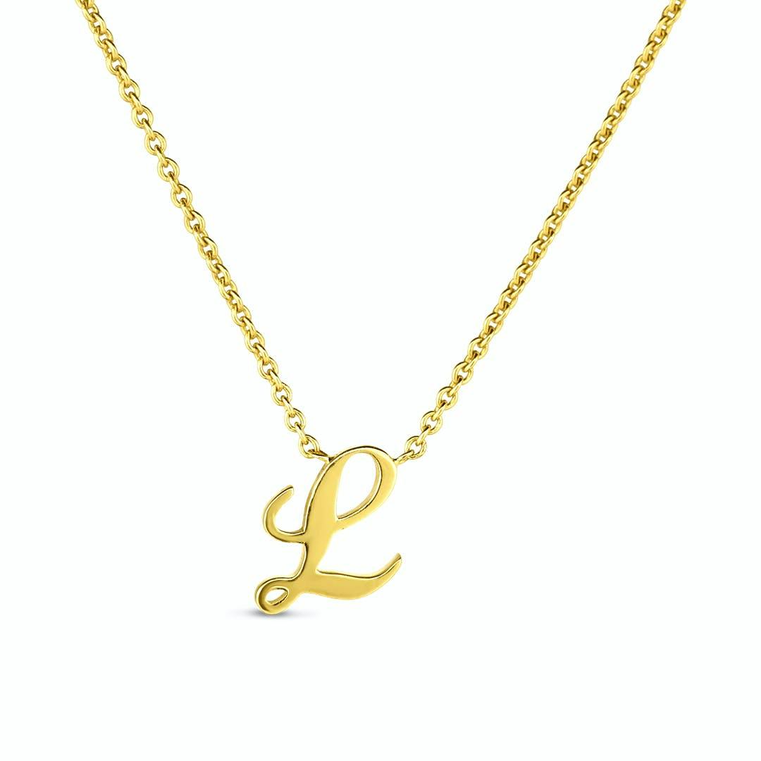 Roberto Coin L charm necklace