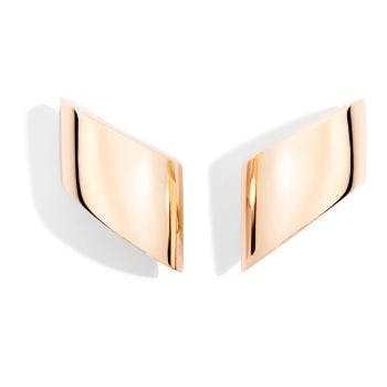 Vhernier 18k Rose Gold Vague Midi Earrings