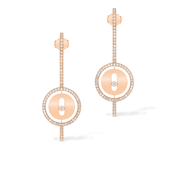 Messika 18k Rose Gold Lucky Move Arrow Earrings