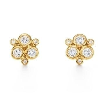 Temple St. Clair Classic Trio Small Stud Earrings