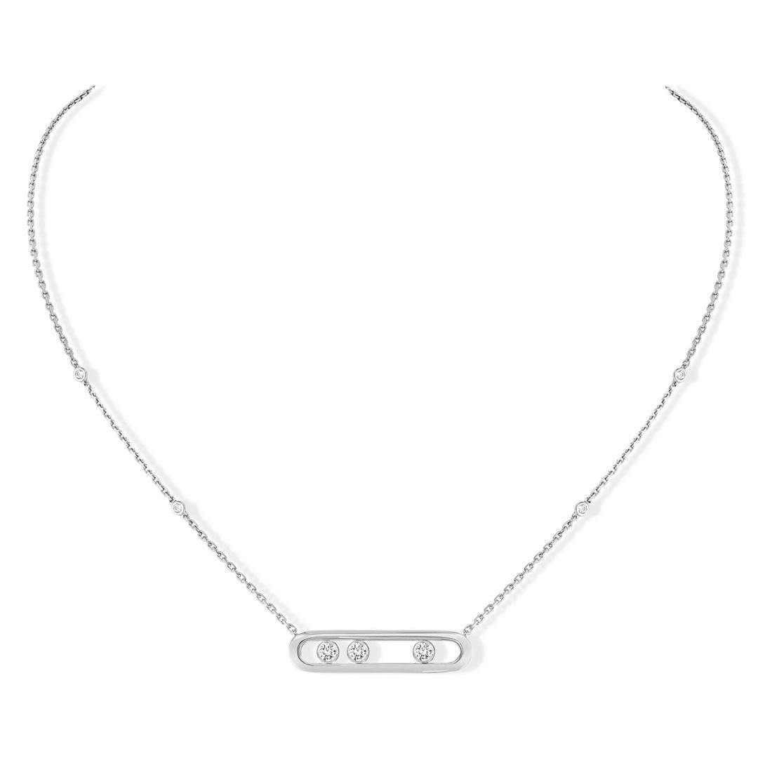 Messika 18k White Gold Move Necklace