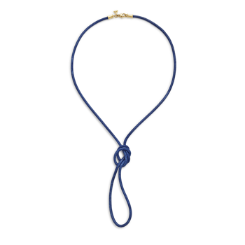 Temple St. Clair Blue Leather Cord 