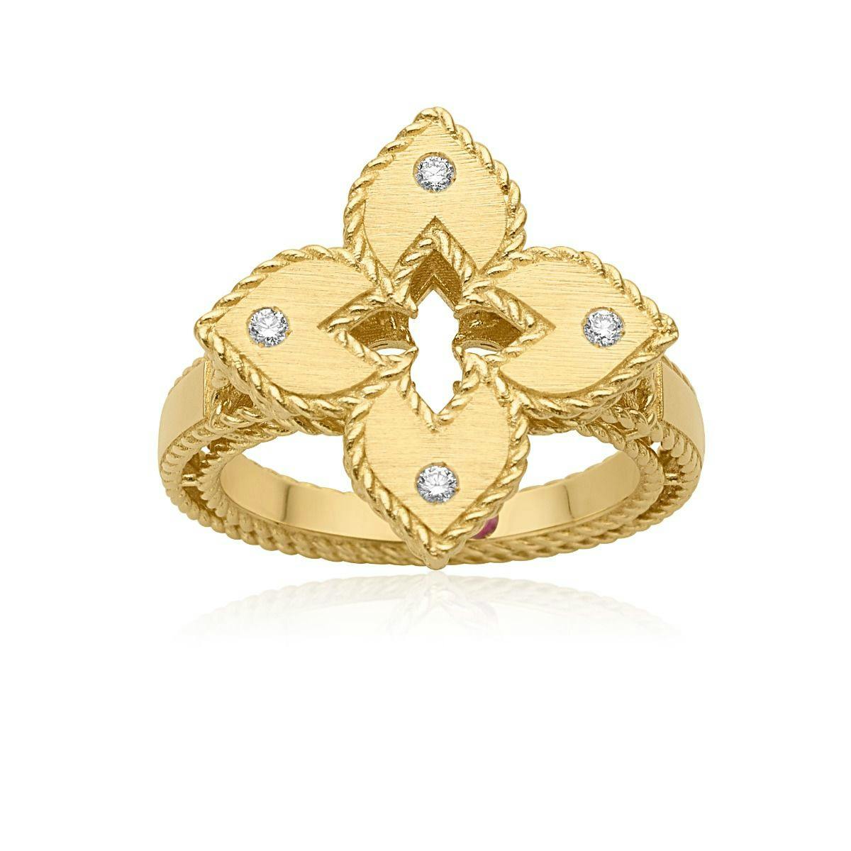 Roberto Coin 18k Yellow Gold Venetian Princess Ring
