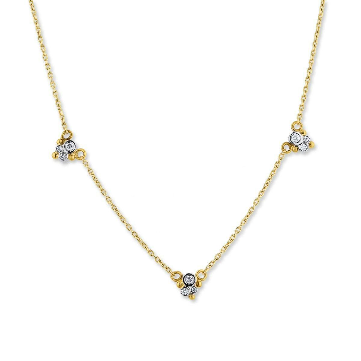 Lika Behar 24k Yellow Gold & Sterling Silver Krista Diamond Necklace