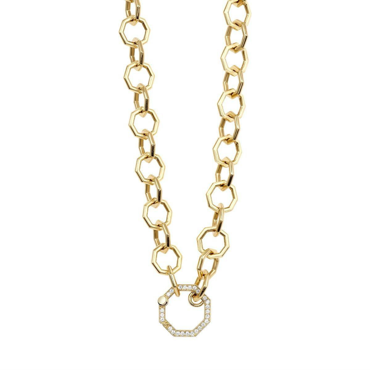 Single Stone Elena 18k Yellow Gold Necklace