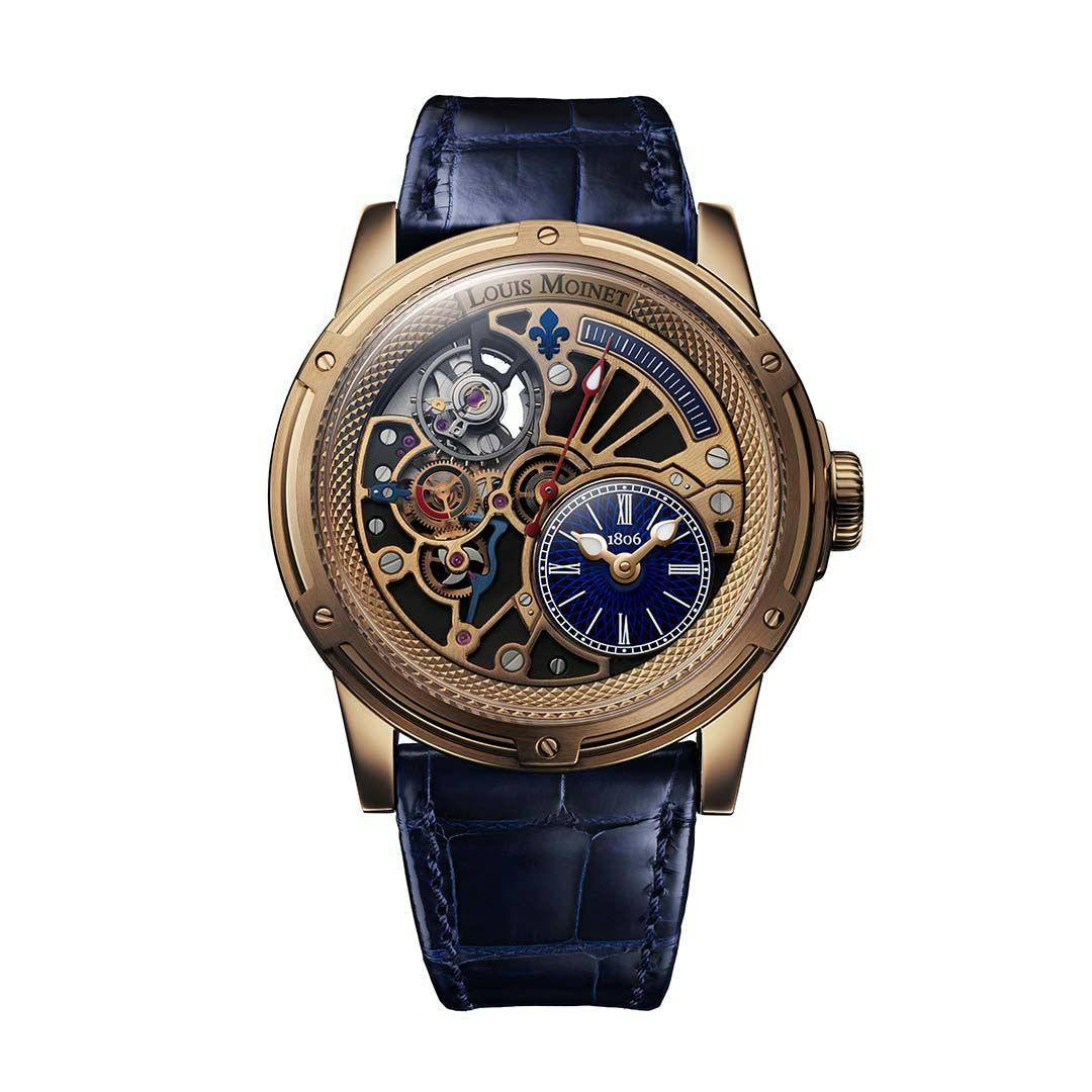 Louis Moinet Tempograph Timepiece Blue