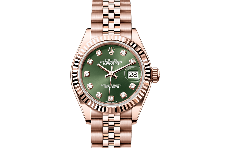 Rolex datejust sales 26mm rose gold
